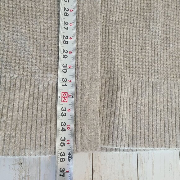 Max Studio Merino Wool Blend Open Front Cardigan Sweater Duster NEW Med Cozy - Picture 7 of 9